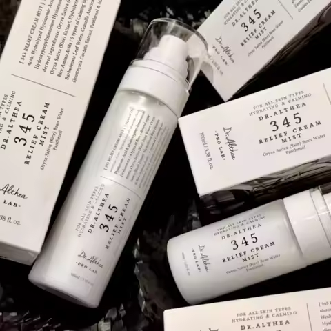 Dr.Althea 345 Relief Cream Mist Antioxidant Pore Minimizing Lightweight Lasting Hydrating Smoothing 