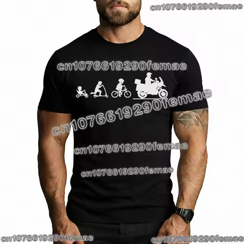 Men's GS 1200R R1200GS Adventure Enduro Motorcycle T-Shirt, Cotton Casual Enduro Bike Tee, High-Qual