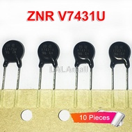 10pcs Varistor ZNR V7431U 7K431U ZNRV7431U ERZV07D431 7D431K 07D431 470V 10mm new original