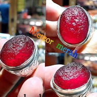 BATU CINCIN AKIK METEOR MERAH LANGKA