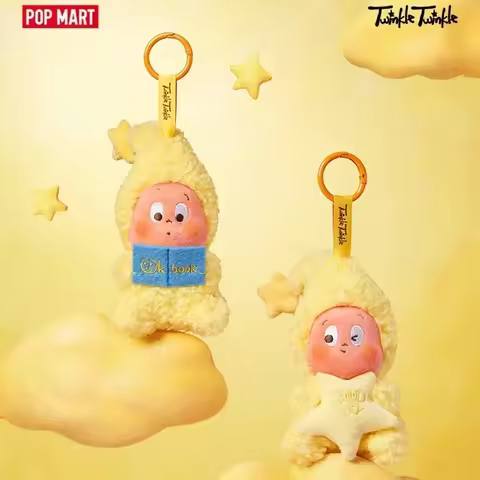 POP MART We Are Twinkle Twinkle Series Plush Keychain Blind Box Mystery Box Toys Kawaii Ornaments Fi