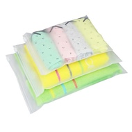 【777】Transparent Storage Bag Travel Clothes Household Supplies Self-sealing Clear Storage Bags