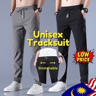 Unisex Sports Pants Men Woman Tracksuit Long Running Jogging Track Suit Slim Fit Seluar Trek Lelaki 