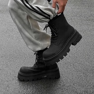 [HIGH 7CM] combat high-neck boots 7cm high, high-soled oxfords sizes from 39 to 43 [DCC7]