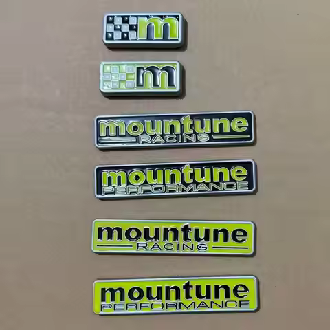 1X 3D Metal Performance Racing M Car Trunk Sticker Emblem For Fiesta Focus Mondeo MK1 MK2 MK3 ST RS 