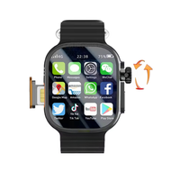 S10 Ultra Max Smartwatch 4G Android 10.0 2.2 นิ้วAmoledโรตารี่กล้องวิดีโอGPS WIFI Appดาวน์โหลดDW99 ส