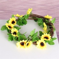 MIAOJIANHAN | Yellow Sunflower Garland 260cm