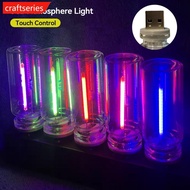 CRAFTSERIES 1Pc Touch Control Car USB LED Light Atmosphere Light Bulb Incandescent Lamp LED Filament