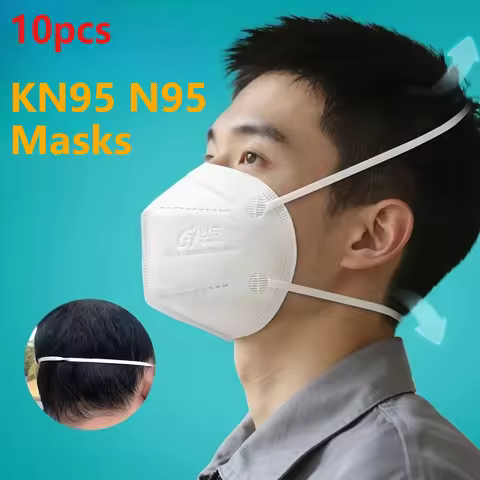 10pcs N95 Masks N95 Face Masks Disposable Protective Mask Outdoor Health Safety Protective Accessori