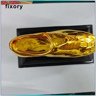 fixory Gold Boot Soccer Trophy Soccer Trophy Statue Birthday Gift Desktop Ornament