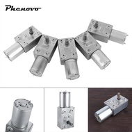 [Phenovo] DC Gear Motor Gear Reduction Motor  Reducer DC Gearmotor Tool 12V 2RPM - 62RPM