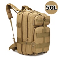 30L 50L กระเป๋าปีนเขากลางแจ้ง กระเป๋าตาข่ายลายพราง กระเป๋าเป้ล่าสัตว์ทางยุทธวิธี กระเป๋าเป้สะพายหลัง