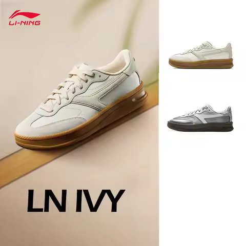 LI-NING LN IVY Women's Athleisure footwear Professional Sports Classic German Trainer shoes AGCV028