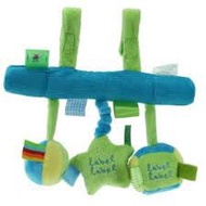 LABEL LABEL CAR SEAT & STROLLER TOYS - GREEN/BLUE