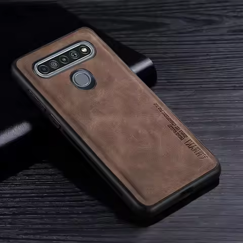 Simple pattern TPU Soft Silicone Case For LG K50S K41S K51S Case Pu Leather Case For LG K50S K41S K5