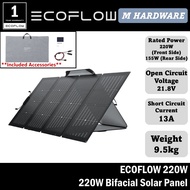 EcoFlow 220W Bifacial Solar Panel IP68 waterproof rating