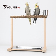 [Available] Parrot Perch Stand Birds Perch Gym Stand for Budgies Lovebirds Cockatiels