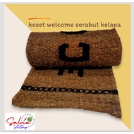 Keset welcome serabut kelapa/keset lantai panjang welcome/keset kaki