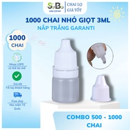 3ml dropper bottle (1000 bottles), 3ml dropper bottle with insurance broken cap, plastic eye drop bo