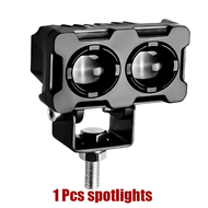[2PCS]selling LED sports light motorcycle light 2LEDS 6000K fog headlight 12V 24V suitable for motor