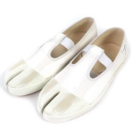 全新未使用 △ Maison Margiela Margiela 24SS S97WS0064 帆布分趾鞋/運動鞋/一腳蹬 白色 41碼 附鞋盒與防塵袋