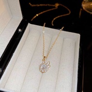 Spinning Dragon Necklace Spinning Dragon Necklace Year Zodiac Clavicle Necklace Grade All-Match Jewe