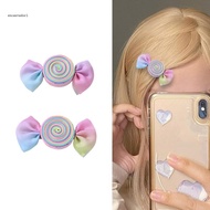 EC 2pcs Fashionable Hair Accessories for Girls in Fun Patterns Hari Clip Hairpieces