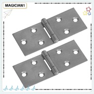 MAGICIAN1 Flat Open, Interior Connector Door Hinge, Creative Folded Heavy Duty Steel Soft Close Close Hinges Furniture Hardware Fittings