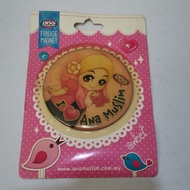 FRIDGE MAGNET ANA MUSLIM circle