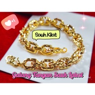 Wing Sing Rantai Gelang Tangan Sauh Siti Sarah Saud Kilat Fesyen Original Tulen Emas 916 / 916 Gold  Sauh Bracelet