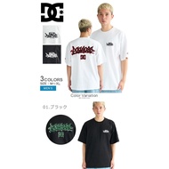 DC Shoes hand-painted GRAFFITTI letter logo print men's casual high quality 100% cotton T-shirt DST2