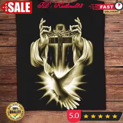 Jesus Cross And Dove Shirts S-5XL