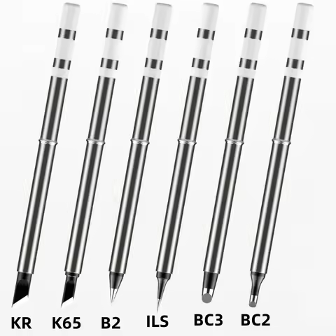 FNIRSI HS-01 Soldering Iron Tip HS01-BC2 B2 ILS KR K65 BC3 Internal Heating Type Lead Free Soldering