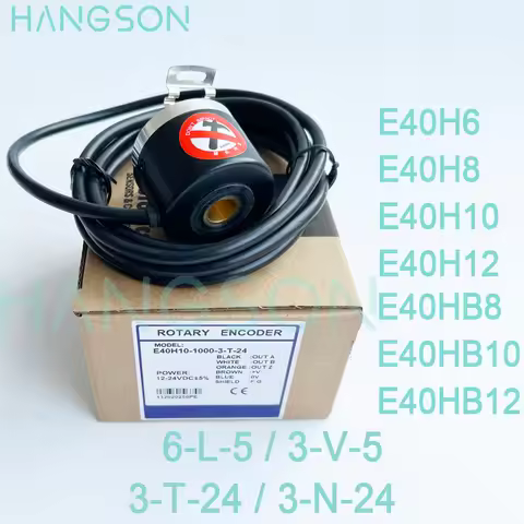 E40H8 E40H10 E40H6 E40H12 3-T-24 3-N-24 3-V-5 6-L-5 E40HB8 2000 1000 3600P/R Incremental Rotary Enco