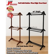 Yi Success Solid Wood Wooden High Towel Rack  / Stable Wooden Towel Rack / Rak Tuala Tinggi / Penyid