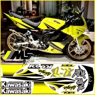 Original Ninja Rr 150 Old 2010/2011 Yellow Motif Variation Striping Sticker - Ninja Rr Old Gen 1 - N
