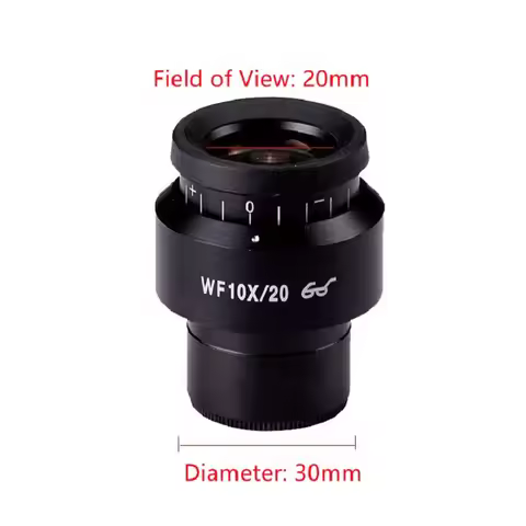 Stereo Microscope Eyepiece WF10X WF12.5X WF15X WF20X WF25X WF30X Diameter 30mm Diopter Adjustable Hi