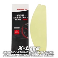 Anti Fog Visor Helmet NOLAN XLITE X803 RS X802RR X702 X661 | Anti-fog helmet visor | Anti Fog Resist