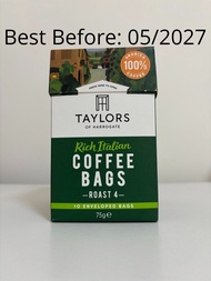 (Best Before: 05/2027) Taylors of Harrogate 意大利情浸泡式咖啡包  (10包獨立包裝)
