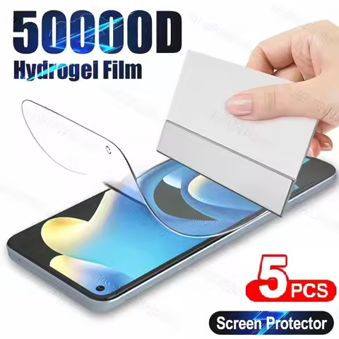 5Pcs Hydrogel Film For Realme X50 X7 X2 Pro XT X X3 Screen Protector on the For Realme GT Neo 2 3 3T