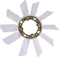 WQSING Cooling Radiator Fan Blade Compatible with Toyota Hilux 2WD 2LT 5L 5LE Engine 1KZ-T 1KZ-TE 16