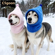 C5GOON Funny Pet Warm Hat for Large/Medium Dogs Polar Fleece Soothing Winter Outdoor Adventure Labra