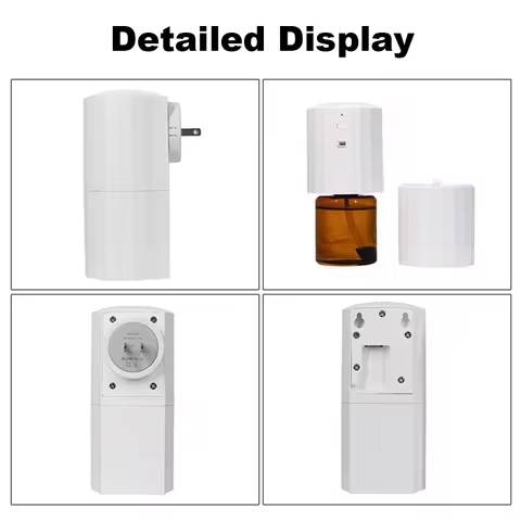 ​​Smart Bluetooth Aromatherapy Diffuser Plug in Mini Portable Timer Quick Odor Eliminator for Toilet