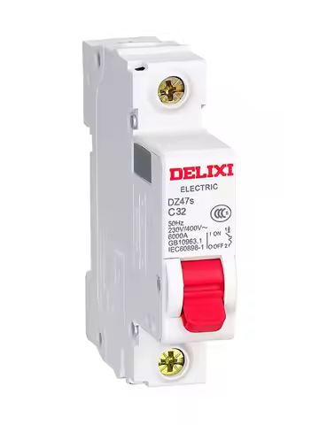 Circuit breaker DZ47s 1Pole C type curve 230/400V 50HZ 1A 2A 3A 6A 10A 16A 20A 25A 32A 40A 50A 63A M