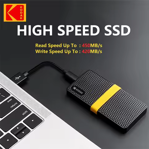 Kodak X200 Portable SSD 2TB 1TB USB 3.1 Type C External Drive Hard Disk 512GB 256GB Solid State Driv