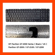 Keyboard HP Pavilion G7-2000 Series Black US With Out Frame English Free Thai-English Stickers