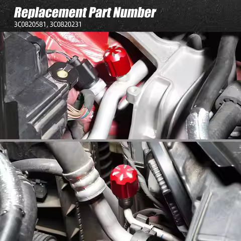 BEVINSEE Car A/C Protective Cap for Audi A3 8V A1 A4 Q3 for VW for Golf 7 GTI R for Passat for Tigua