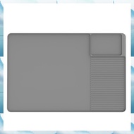 [W F S B] Silicone Coffee Mat 24x16In Coffee Bar Mat with Detachable Dish Drying Mat for Kitchen Cou