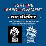 FTTM – Fight The Trapo Movement | Cutout Decal Sticker