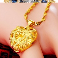 Peaceful love 916gold necklace thick 916gold water wave chain in stock